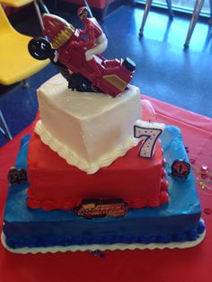 Power Rangers Birthday Cake