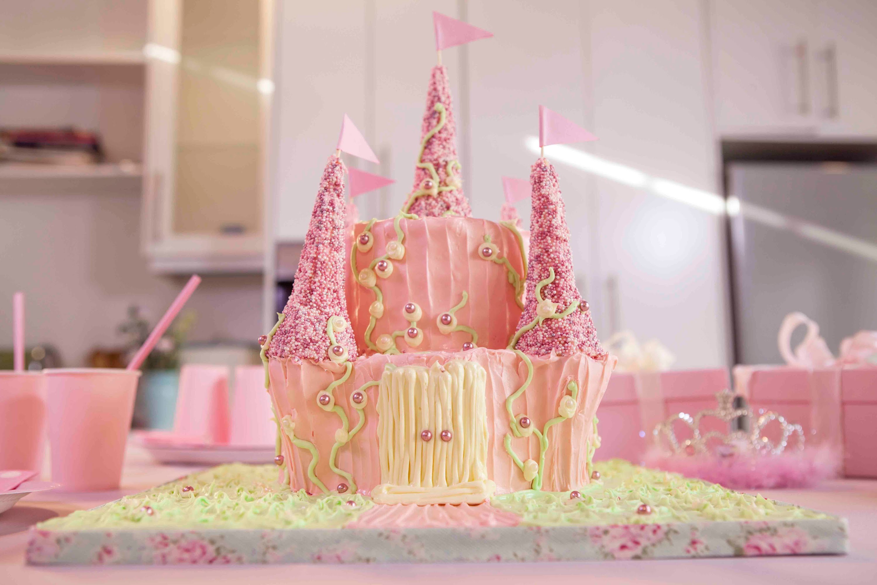 Princess Castle Cake