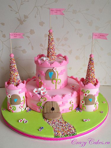 Princess Castle Cake