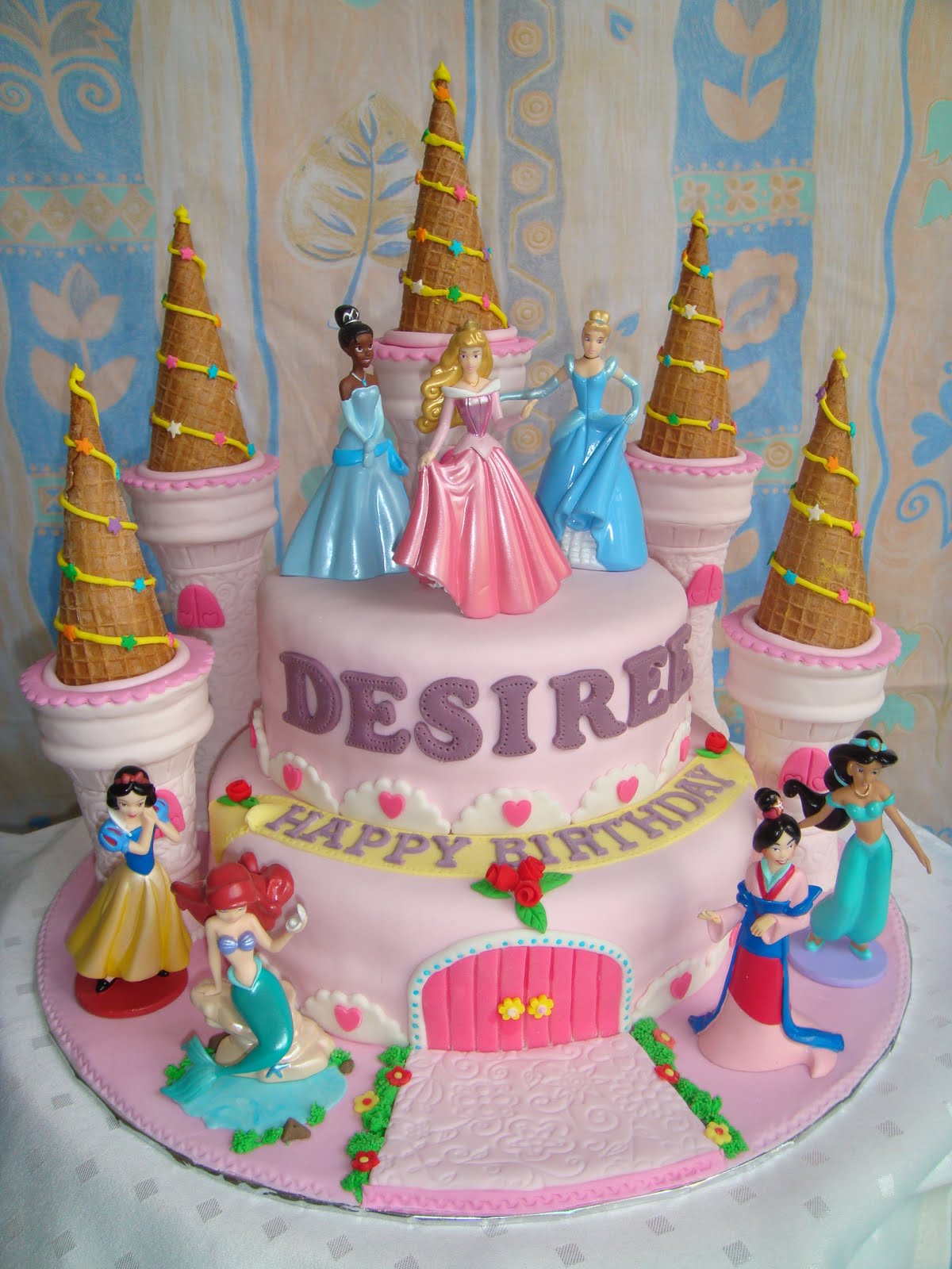 Princess Castle Cake