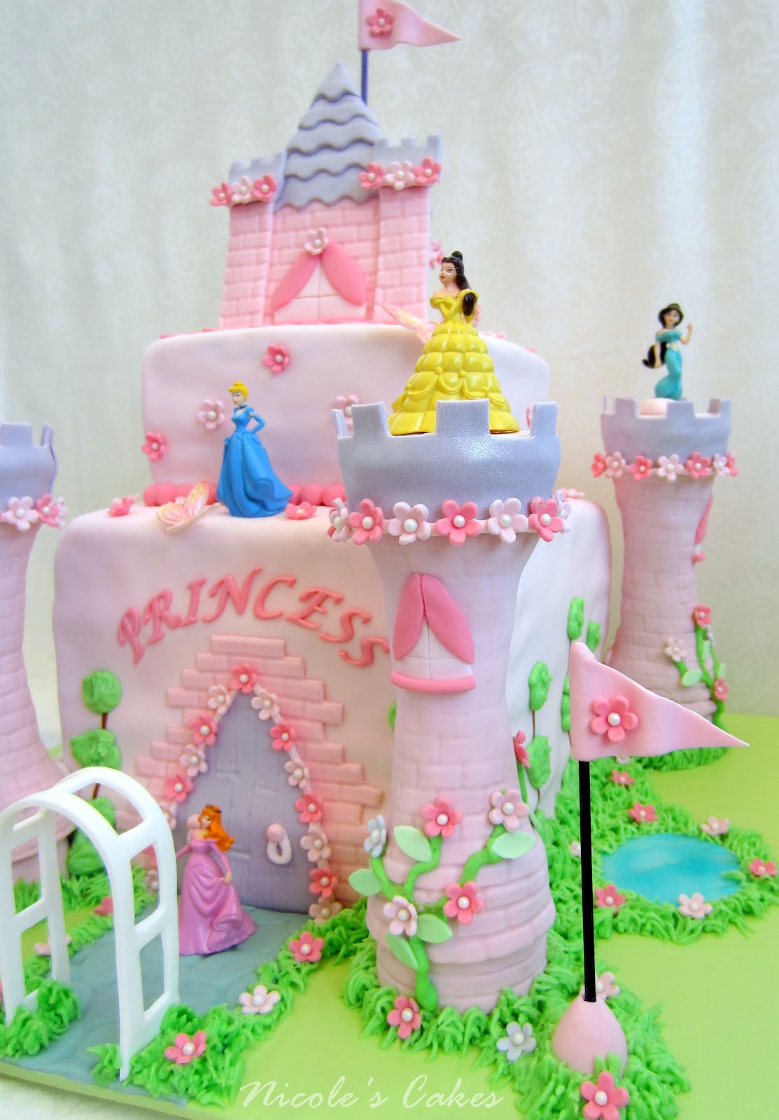 Princess Castle Cake