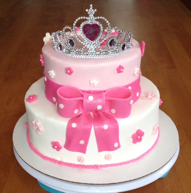 Princess Crown Birthday Cake