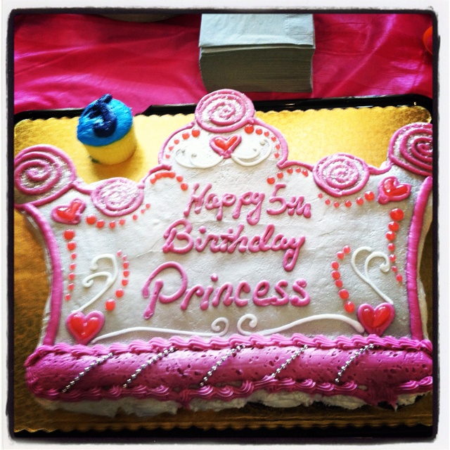 Princess Crown Cupcake Cake