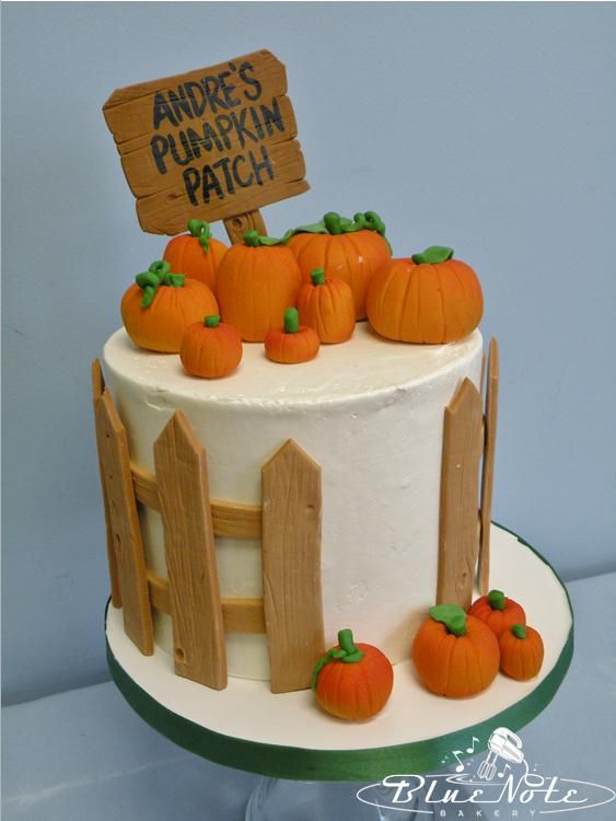 Pumpkin Patch Birthday Cake