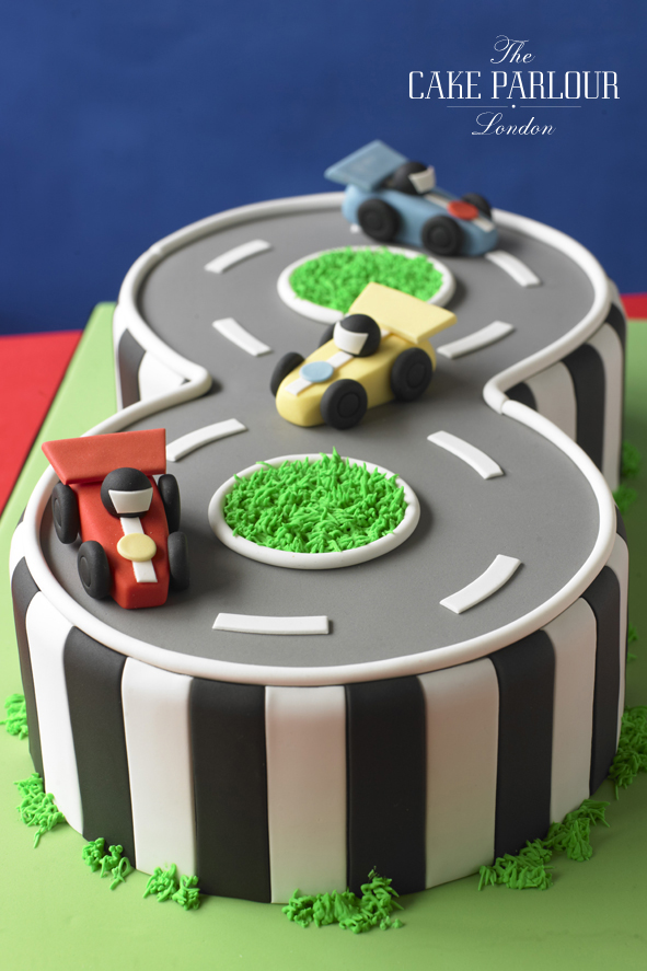 Race Track Cake 8 Year Old