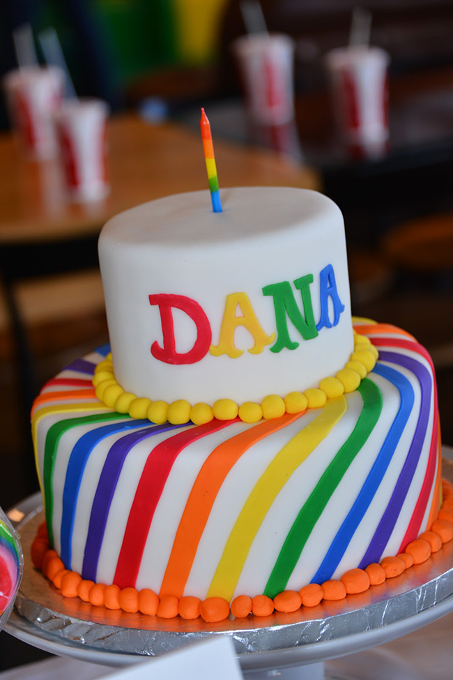 11 Photos of Rainbow Themed Birthday Sheet Cakes