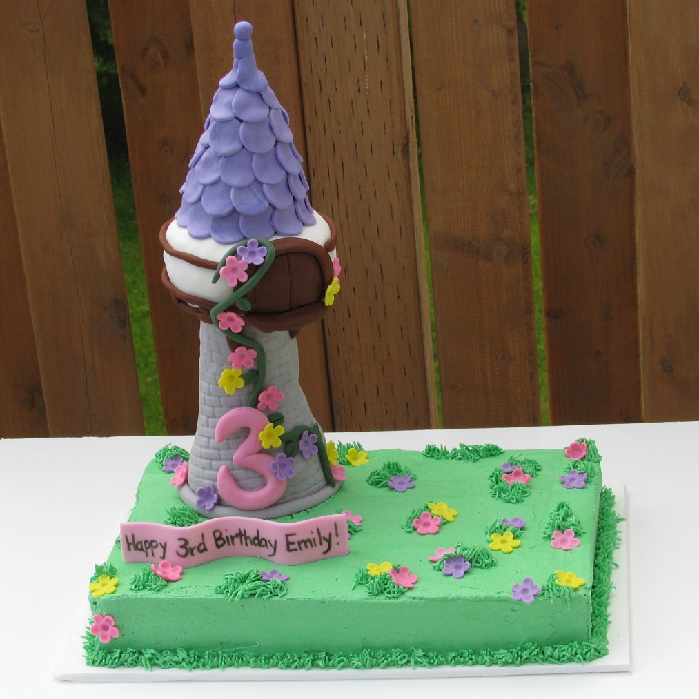 Rapunzel Tower Cake