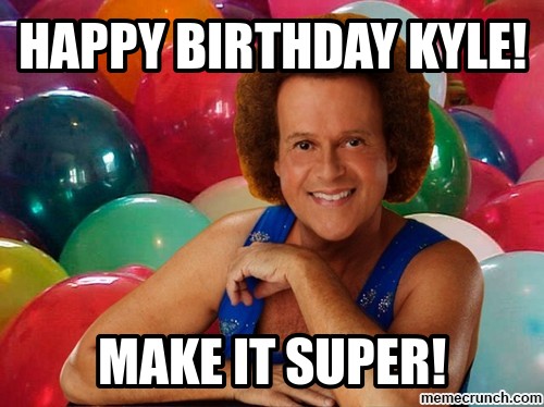 Richard Simmons Happy Birthday Meme