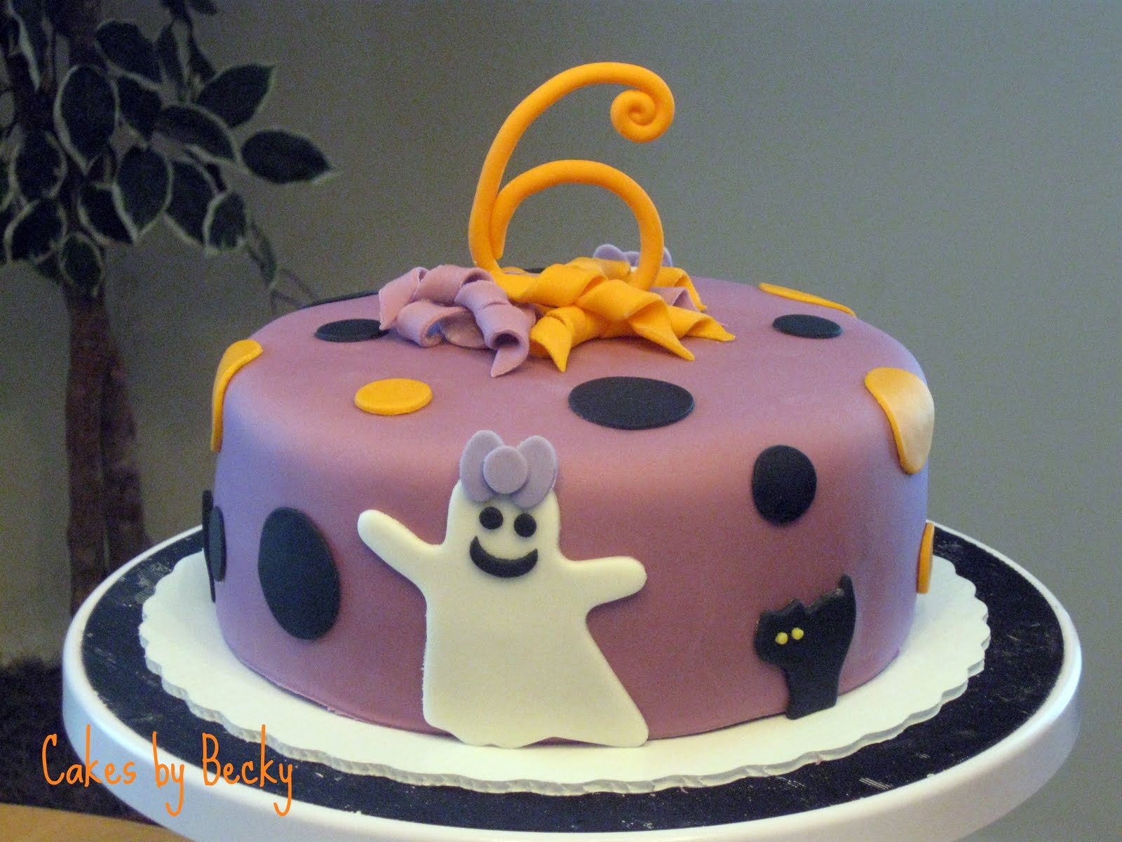 Scary Halloween Birthday Cake