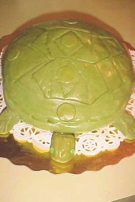 Sea Turtle Birthday Cake