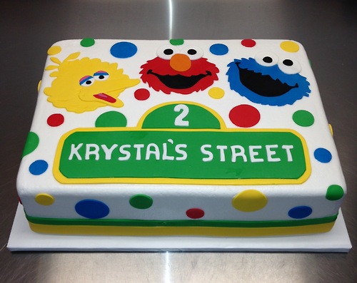 Sesame Street Birthday Cake