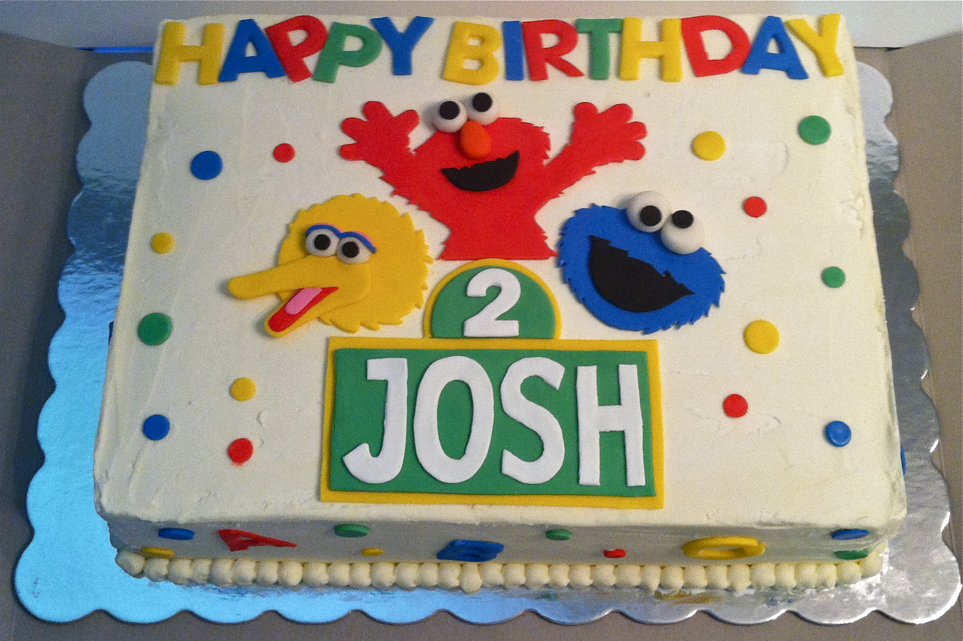 11 Photos of Sesame Street Birthday Sheet Cakes