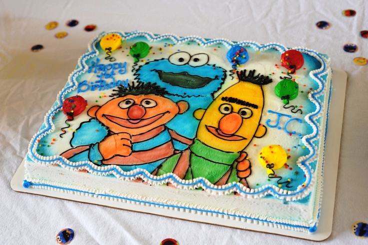 Sesame Street Sheet Cake