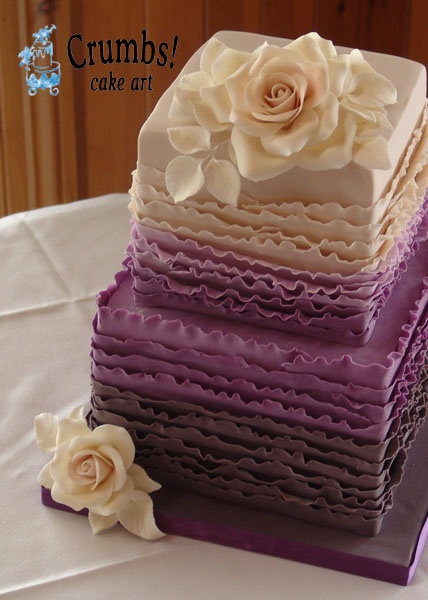 8 Photos of Square Ruffle Cakes