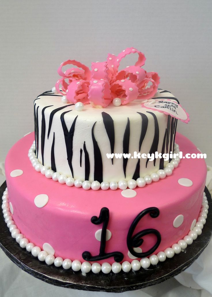 Sweet 16 Birthday Cake