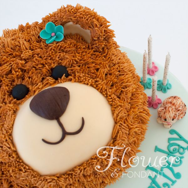 Teddy Bear with Birthday Cake