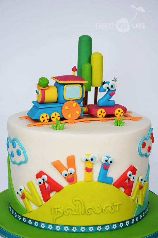 7 Photos of Train Birthday Cakes For Boys