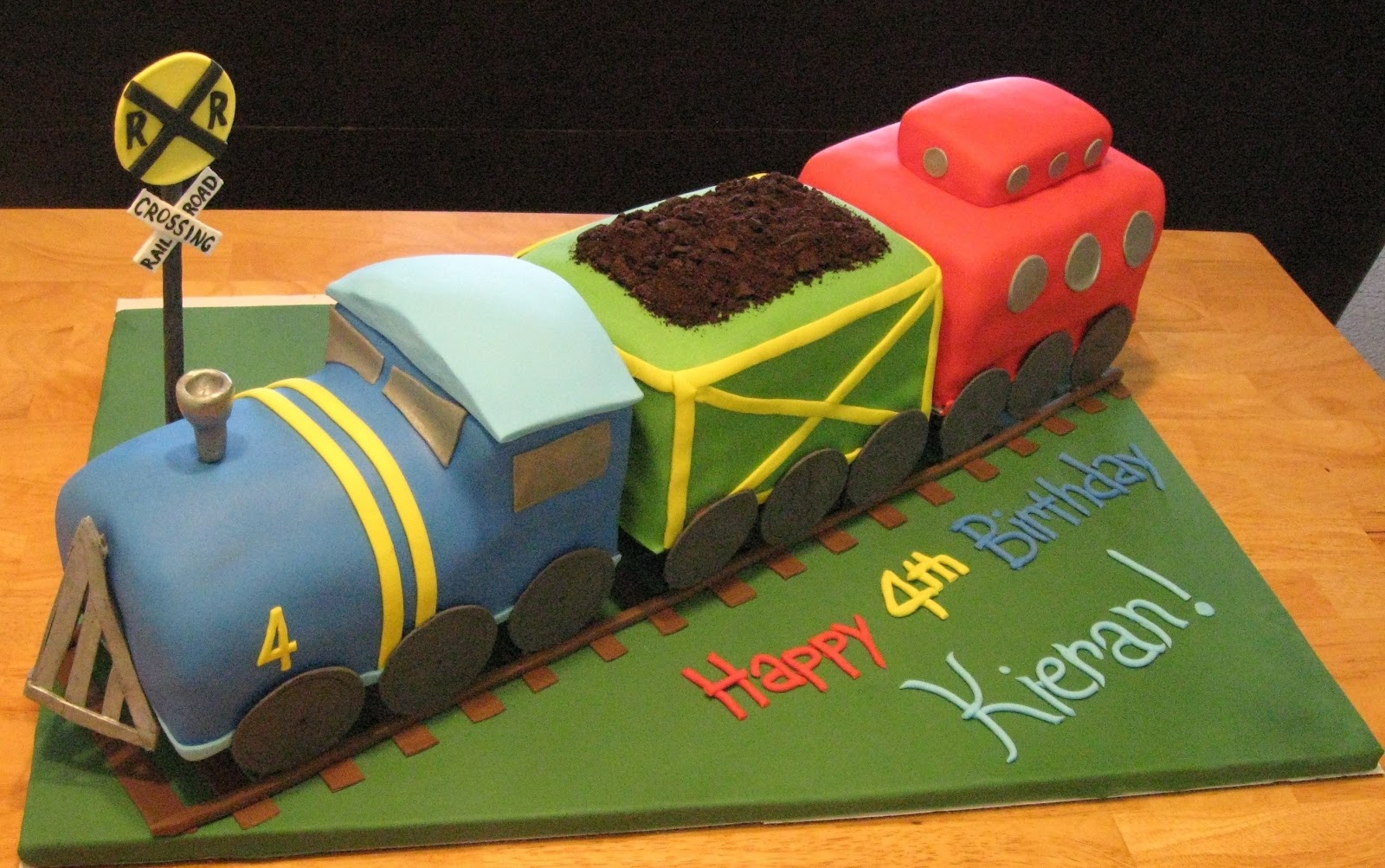 Train Birthday Cake