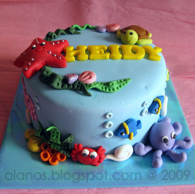 Under the Sea Birthday Cake Idea