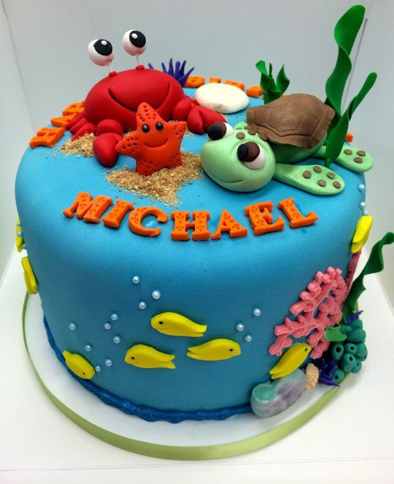 Under the Sea Birthday Cake Idea