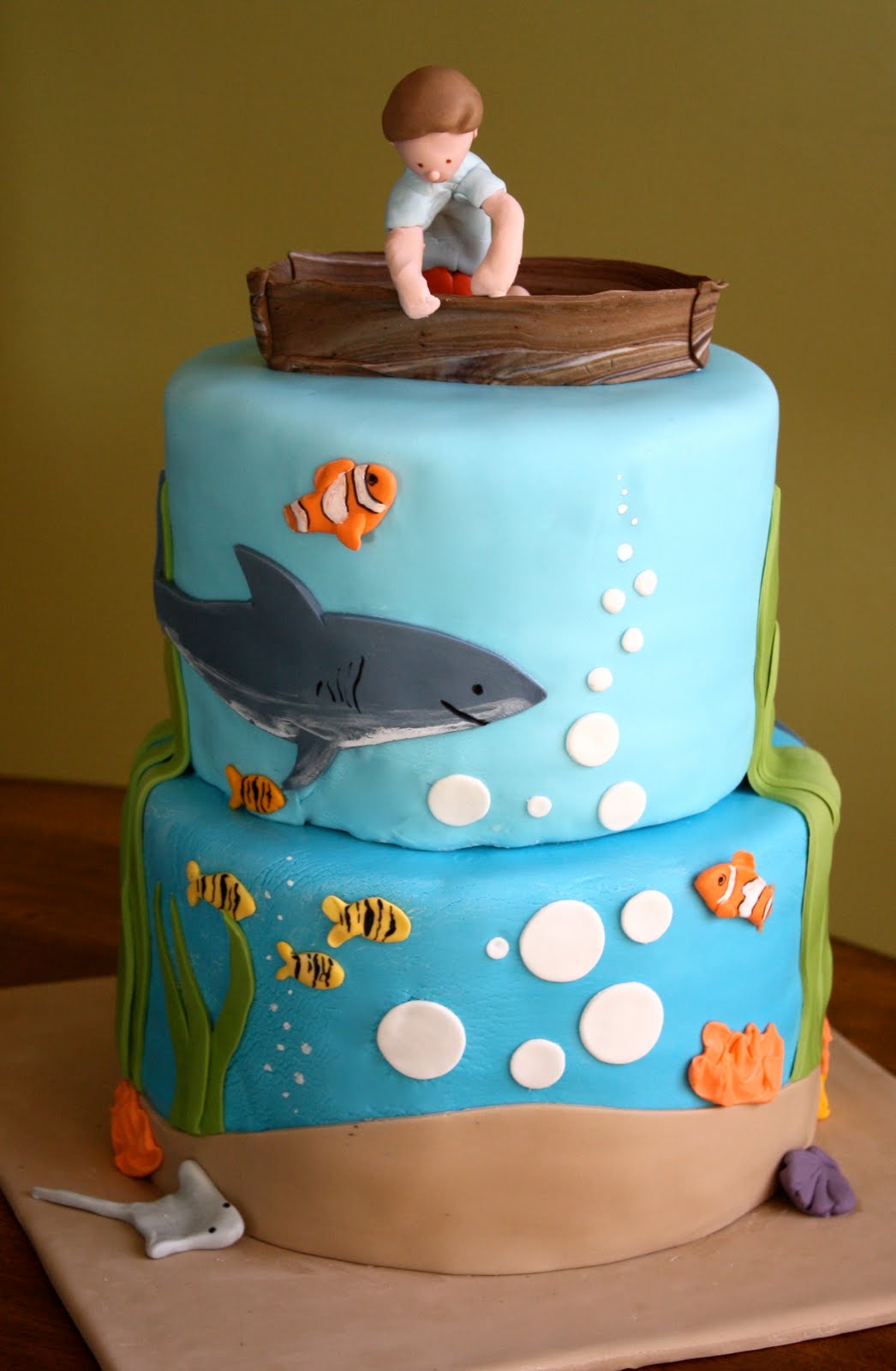 Under the Sea Boy Birthday Cake