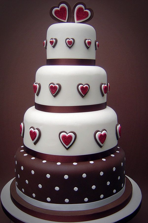 Valentine Wedding Cake Ideas