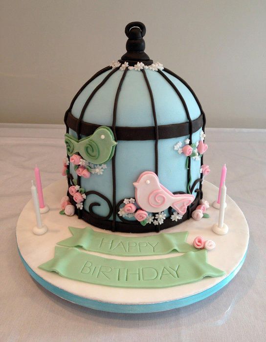 Vintage Bird Cage Cake