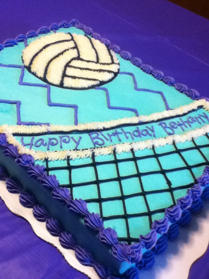 Volleyball Birthday Cake Ideas