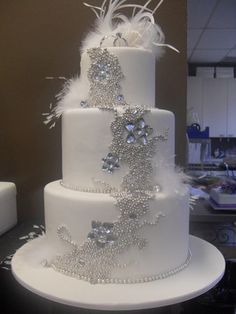 Wedding Cake with Bling