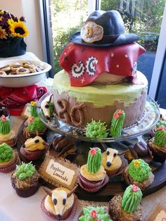 Western Theme Adult Birthday Cakes