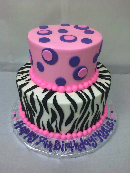 Zebra Print Cake