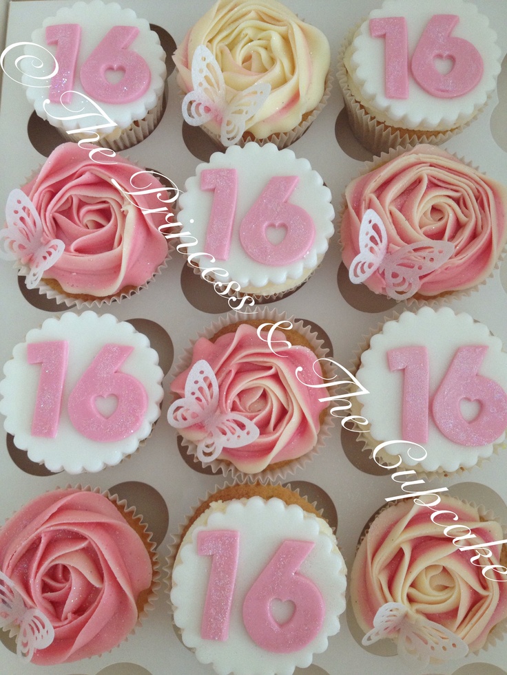 16th Birthday Cupcakes