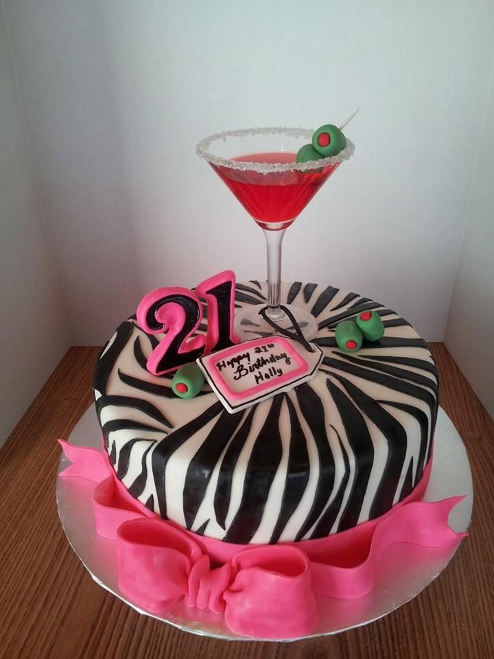 21st Birthday Cake