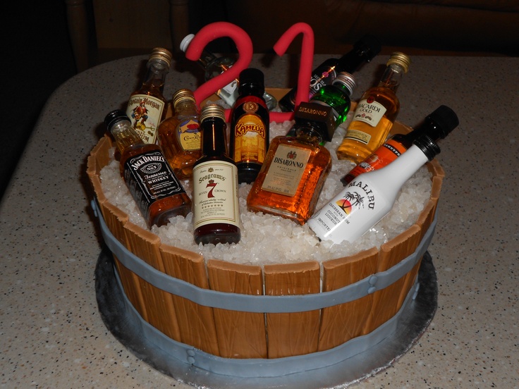 6 Photos of 25th Birthday Cakes Liquor