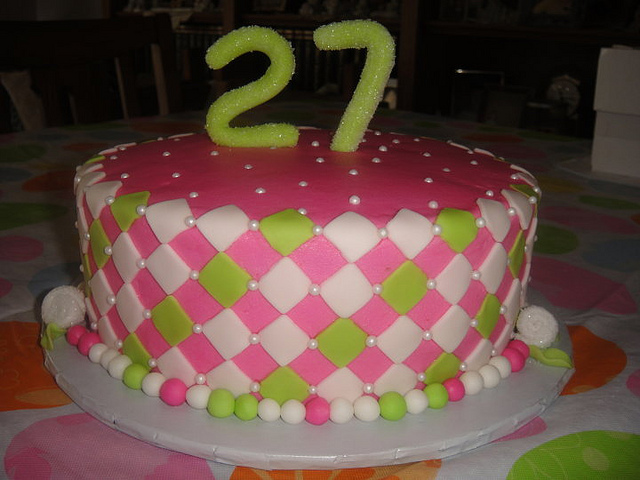 27th Birthday Cake