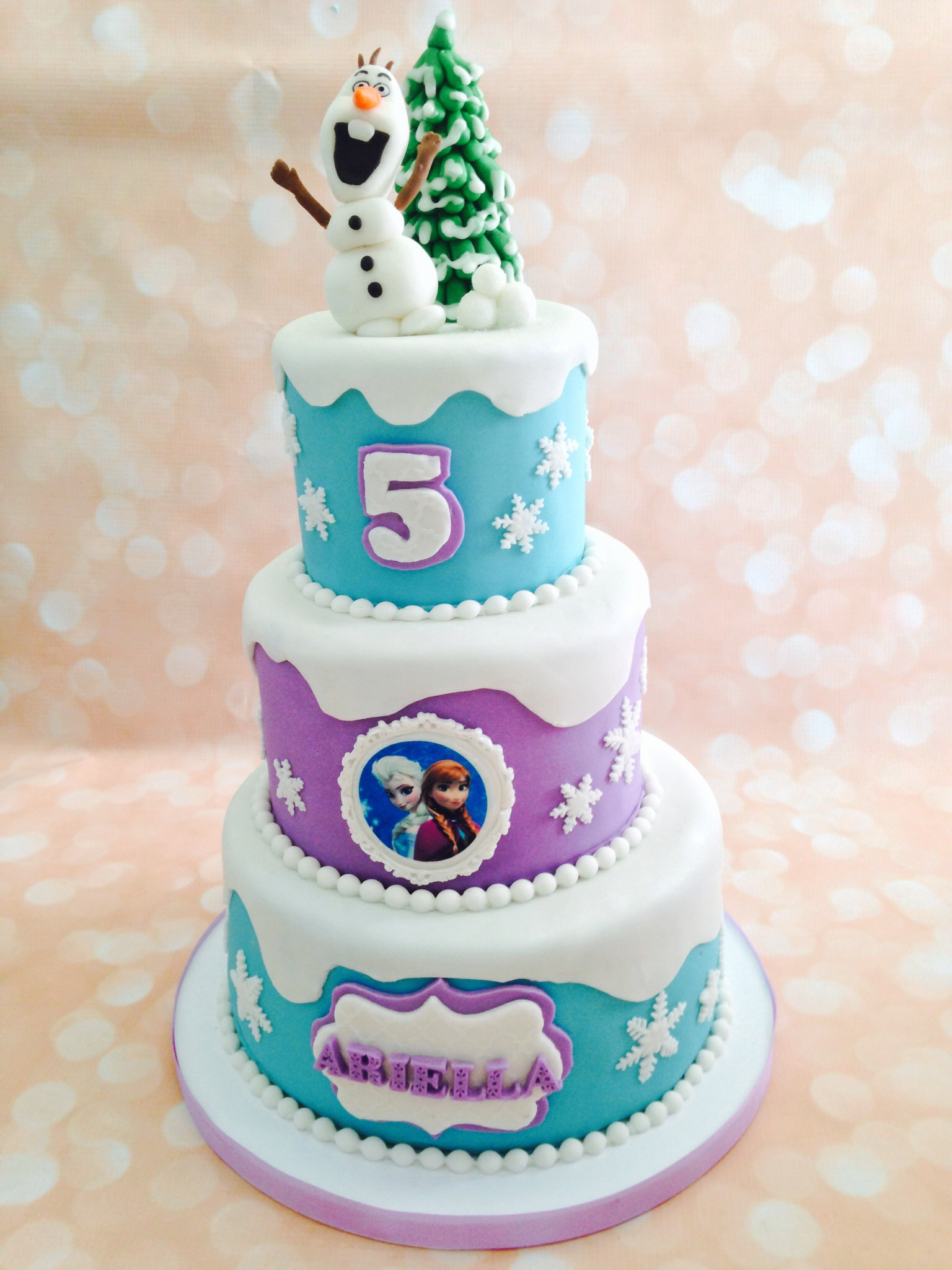 3 Tier Cake Frozen