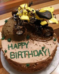 4 Wheeler Birthday Cake