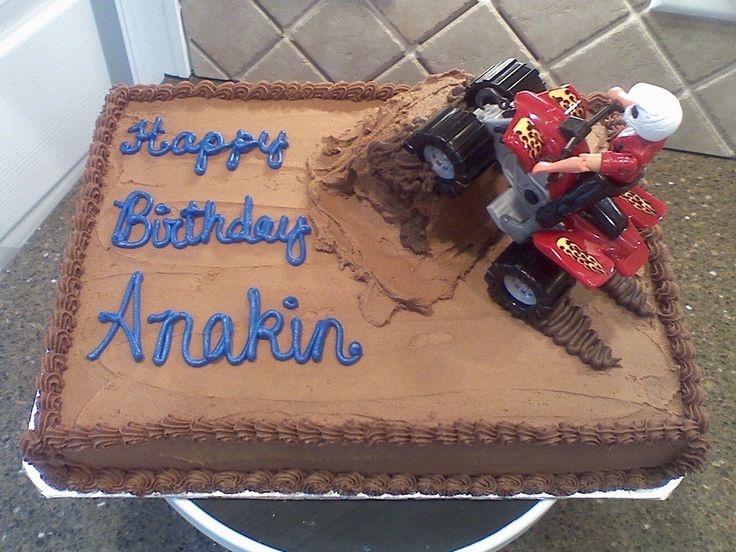 4 Wheeler Birthday Cake