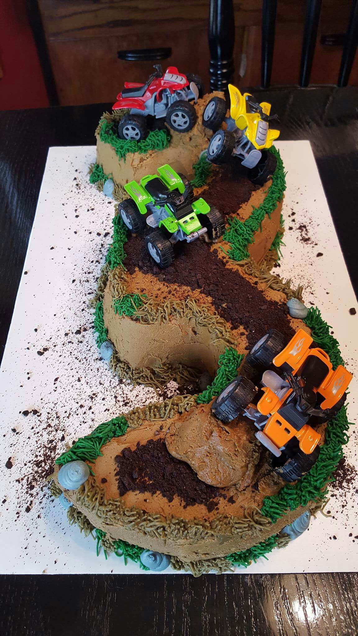 4 Wheeler Mudding Cakes