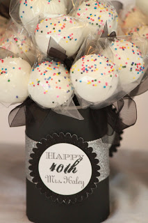 40th Birthday Cake Pop Ideas