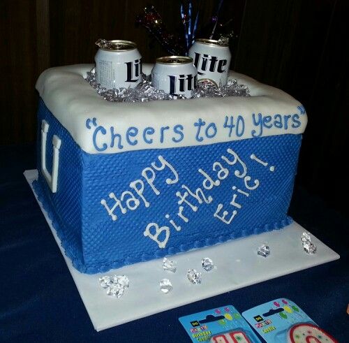 40th Birthday Cake