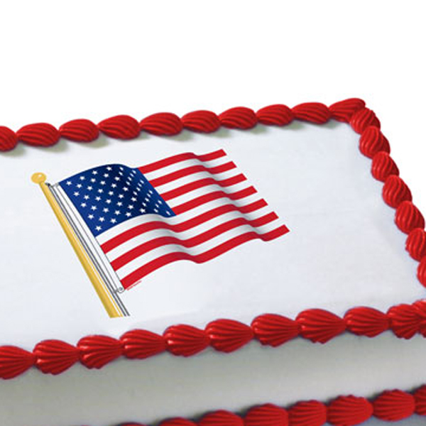 American Flag Cake Decorations