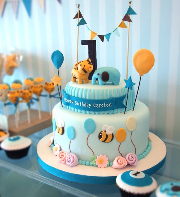 Baby Boy First Birthday Cake Ideas