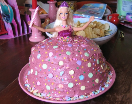 Barbie Birthday Cake