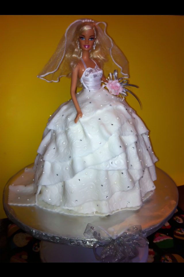 Barbie Bride Doll Cake