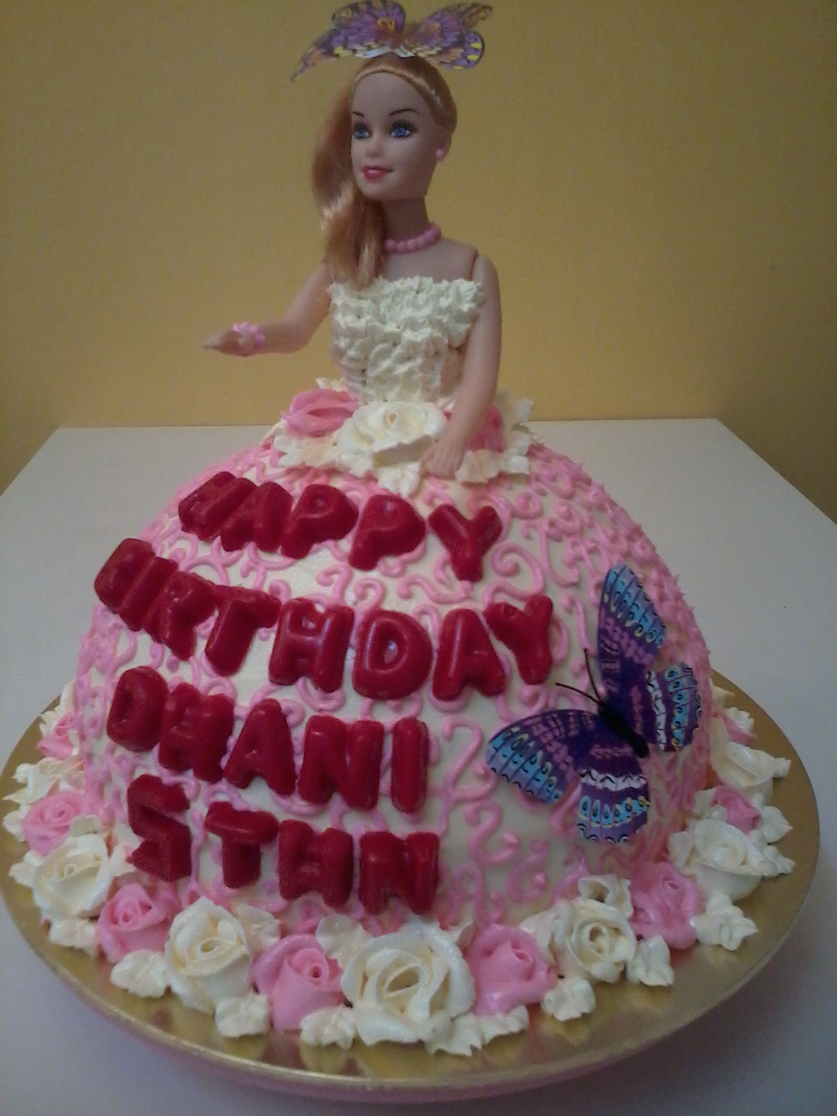 Barbie Doll Birthday Cake