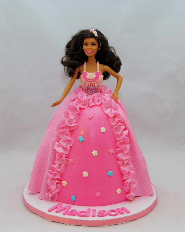 Barbie Doll Birthday Cake