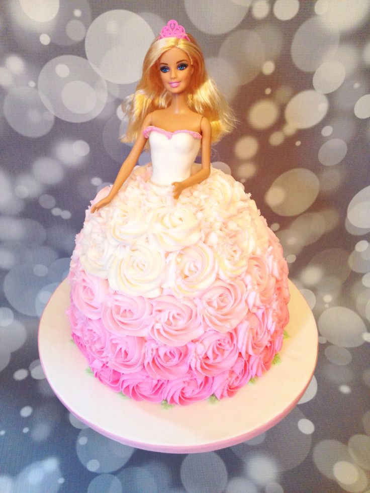 Barbie Doll Birthday Cake