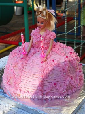 Barbie Doll Birthday Cake