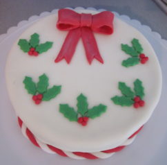 Cake with Royal Icing Christmas Decorating Ideas